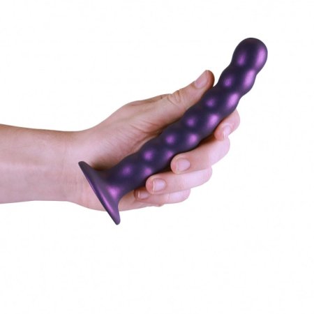 (image for) Ouch! Beaded G-Spot Dildo 6.5'' - Purple