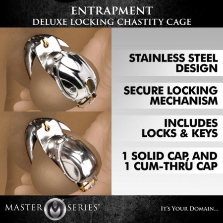 (image for) Entrapment Deluxe Locking Chastity Cage