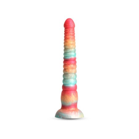 (image for) Colours - Stacked - 9" Dildo - Red/Gold