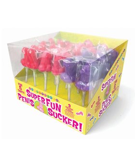 Penis Candy Suckers - Display of 30