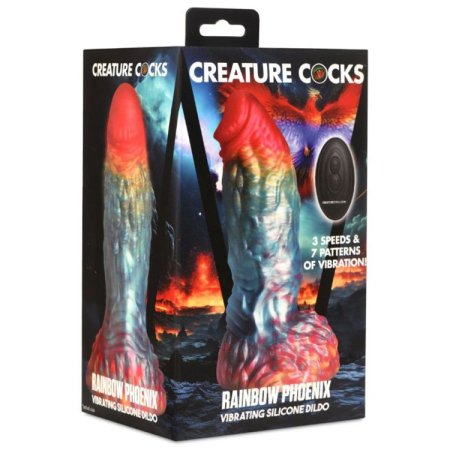 (image for) Rainbow Phoenix Vibrating Silicone R/C