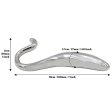 (image for) Stainless Steel Hollow Curved Wand In Case