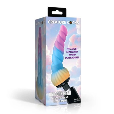 (image for) Unicorn Head Silicone Wand Attachment