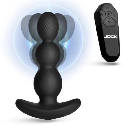 (image for) Gyro-X Gyrating & Vibrating Silicone Butt Plug w/ remote