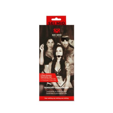 (image for) SEI MIO - Sensory Surrender - Blindfold, Gag and Earplug Kit
