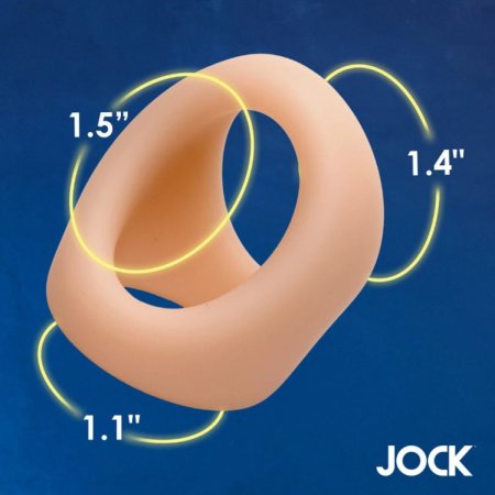 (image for) JOCK Silicone Cock & Ball Ring - Light