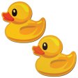 (image for) Rubber Duck Breast Pasties in Bright Yellow