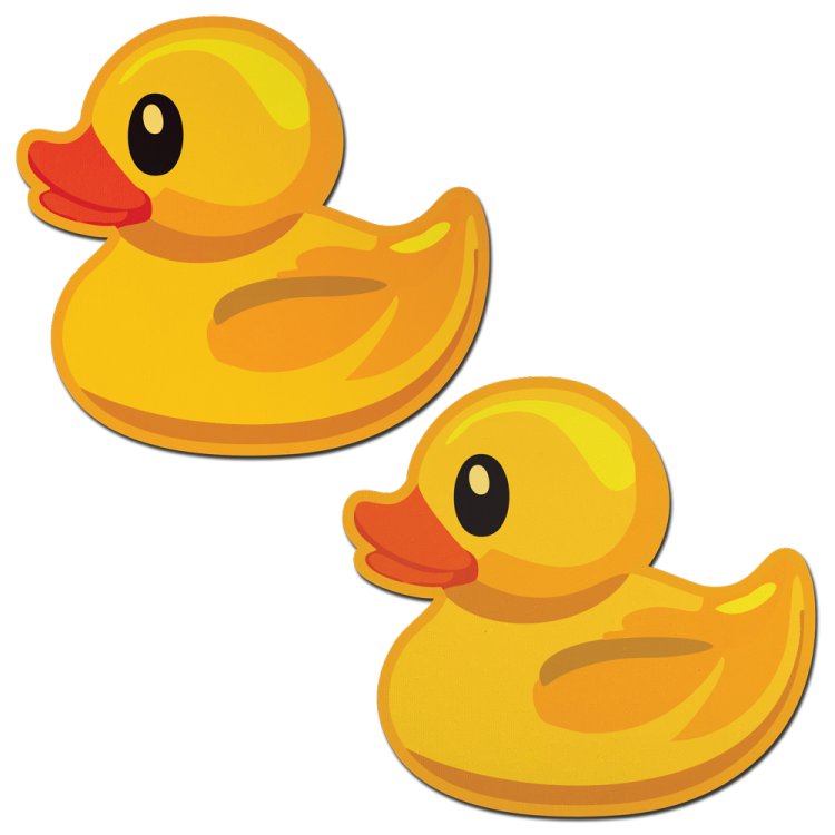 (image for) Rubber Duck Breast Pasties in Bright Yellow