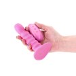 (image for) Colours - Ribbed - 5" Vibrating - Pink