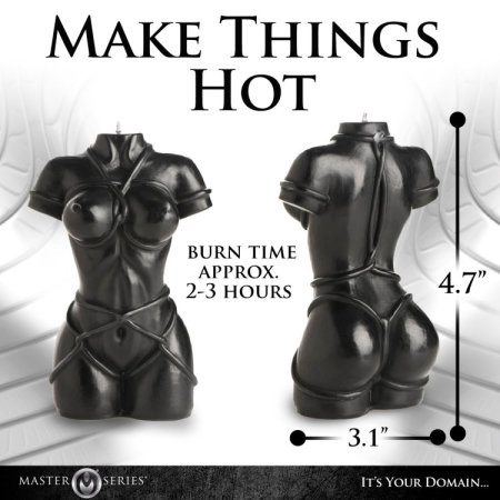(image for) Bound Goddess Drip Candle - Black
