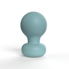 Screaming O Cuties Palmy Palm Vibrator - Powder Blue