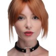(image for) Kinky Kitty Ring Slim Choker - Black