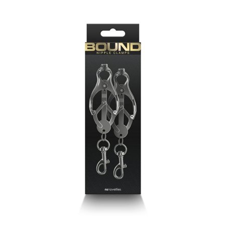 (image for) Bound Nipple Clamps - C3 - Gunmetal