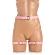 (image for) Bondage Harness W/ Bows - XL/2XL - Pink