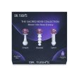 (image for) The Sacred Rose Anal Plug & Dildo Glass Trio