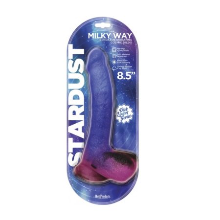 (image for) STARDUST- MILKY WAY - 8.5" Multi Speed VIBRATING RECHARGABLE DILDO
