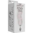(image for) Light Up Foxy Tail Butt Plug - White