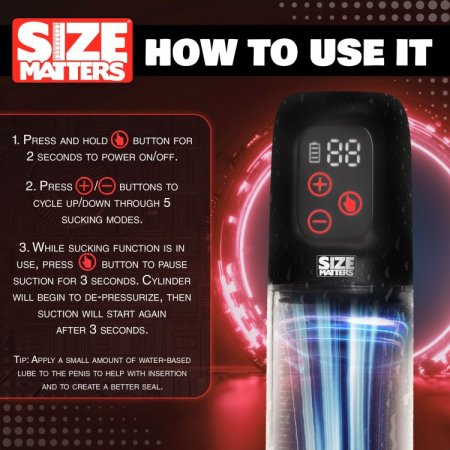 (image for) 5X Sucking Penis Pump W/ Attachments