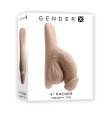 (image for) Gender-X 4" Squishy TPE Packer - Light