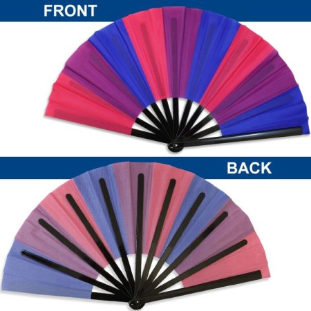 (image for) Bisexual Pride X-Large Hand Fan