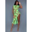 (image for) All Night Long Dress - Neon Green