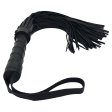 (image for) Leather Flogger - Black with Black