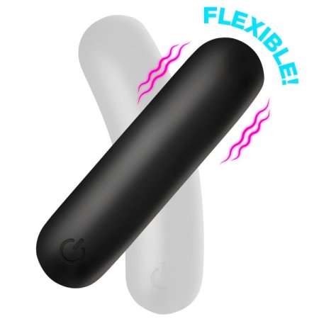 (image for) Flexible Silicone Bullet - Black