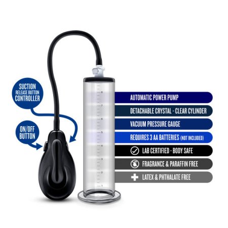 (image for) Performance - VX9 Auto Penis Pump - Clear