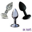 (image for) Beginner, The First Step Anal Plug Set – Glass, Metal & Silicone