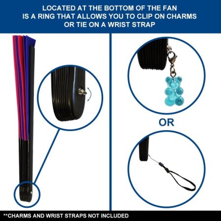 (image for) Bisexual Pride X-Large Hand Fan