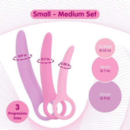 (image for) Curved Dilators - 3pc Set Small - Medium