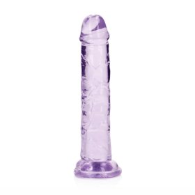 6" Realistic Dildo No Balls - Purple