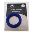 (image for) Wide Silicone Donut Ring - Blue 1.5"