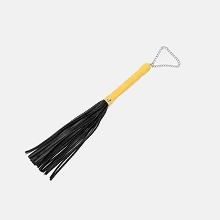 (image for) Yellow plus Black Flogger 16\"