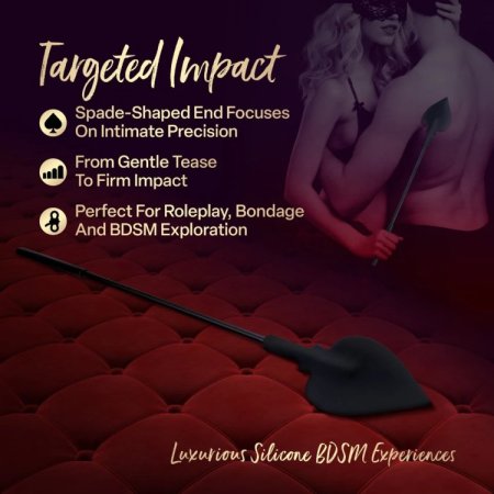 (image for) Temptasia Ardor - Silicone Spade Crop - Black
