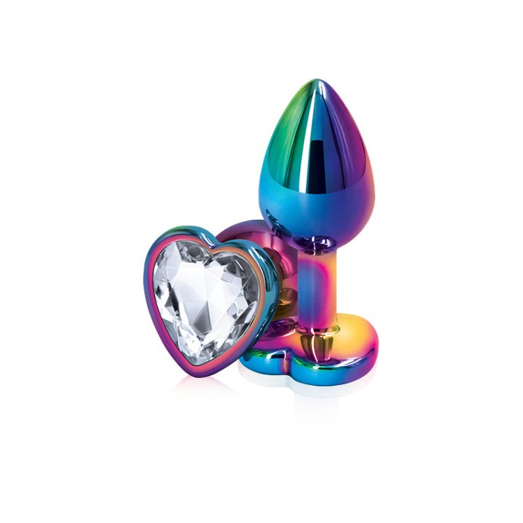 (image for) Rear Assets Multicolor Heart Small-Clear
