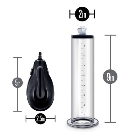 (image for) Performance - VX9 Auto Penis Pump - Clear