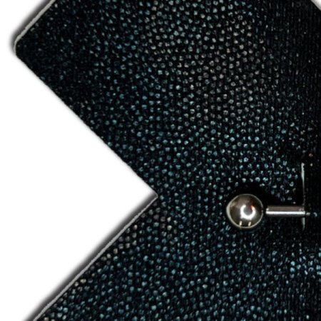 (image for) Pierced Liquid Black Cross w/ Barbell