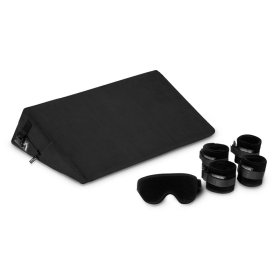 Black Label Wedge W/Cuffs Black Black Label Wedge W/Cuffs Black
