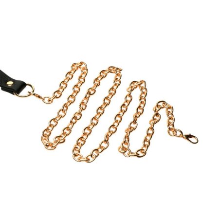 (image for) Captivate Collar with Body Chain - Black