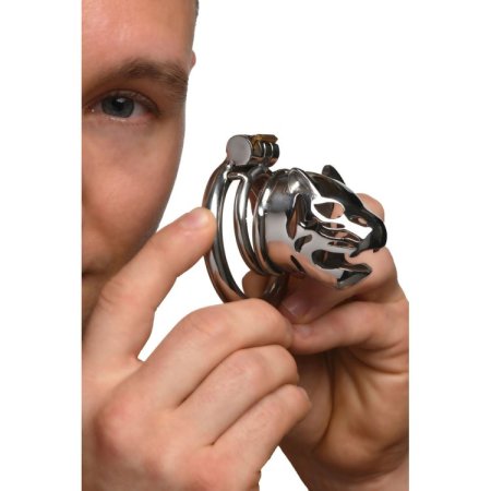 (image for) Caged Cougar Locking Chastity Cage