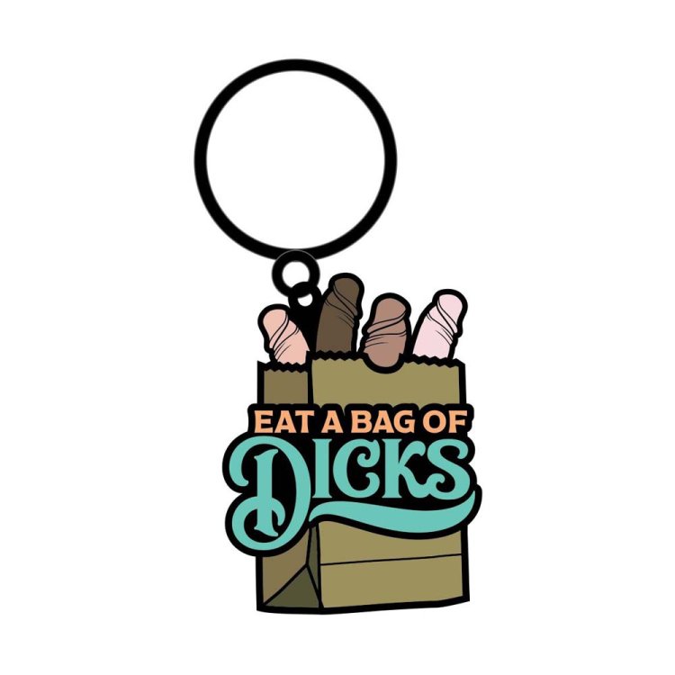 (image for) Eat A Bag Of Dicks Keychain