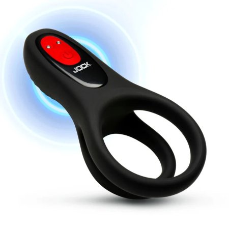 (image for) Hard-On Vibrating Silicone C-Ring w/ Clit Stim