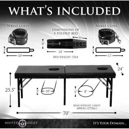 (image for) Extreme Bondage Massage Bed