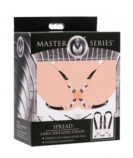 (image for) Labia Spreader Straps w Clamps
