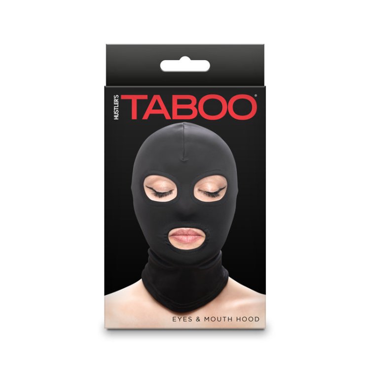 (image for) Hustler Taboo - Eyes & Mouth Hood Black
