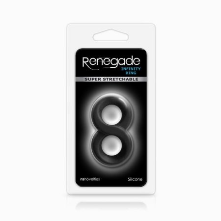 (image for) Renegade Infinity Cock Ring - Black