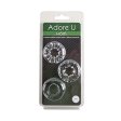 (image for) Adore U Höm - Medium Cockring Set - Clear