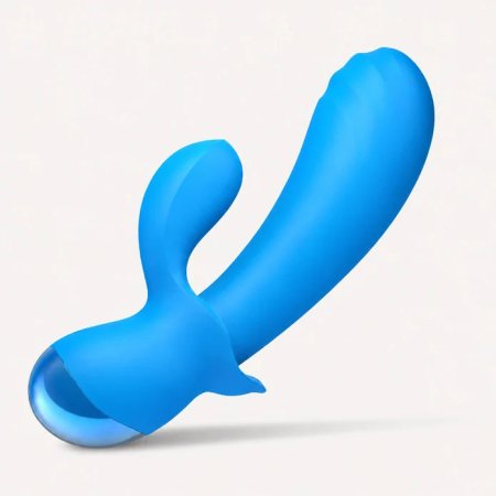 (image for) Flexible Thick Silicone Rabbit Vibrator
