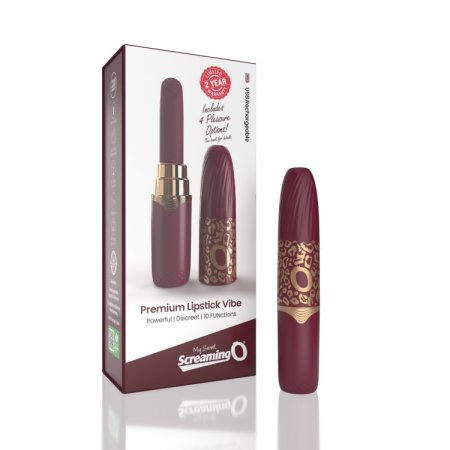 (image for) My Secret Premium Rechargeable Vibrating Lipstick - Merlot